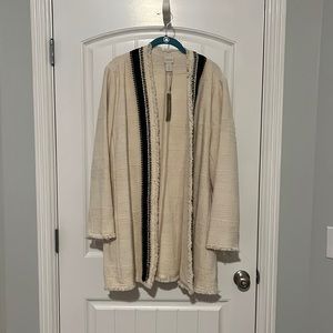 Chico’s long blazer, NWT